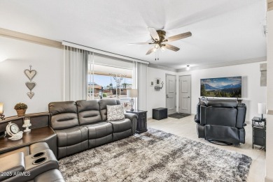 Welcome to this charming ''Sunlit Haven'' a 2BR/1 full bath/3/4 on PalmBrook Country Club in Arizona - for sale on GolfHomes.com, golf home, golf lot