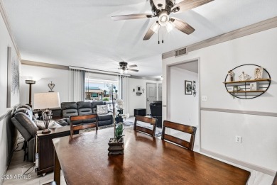 Welcome to this charming ''Sunlit Haven'' a 2BR/1 full bath/3/4 on PalmBrook Country Club in Arizona - for sale on GolfHomes.com, golf home, golf lot