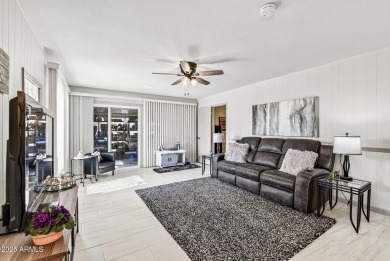 Welcome to this charming ''Sunlit Haven'' a 2BR/1 full bath/3/4 on PalmBrook Country Club in Arizona - for sale on GolfHomes.com, golf home, golf lot
