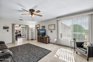 Welcome to this charming ''Sunlit Haven'' a 2BR/1 full bath/3/4 on PalmBrook Country Club in Arizona - for sale on GolfHomes.com, golf home, golf lot
