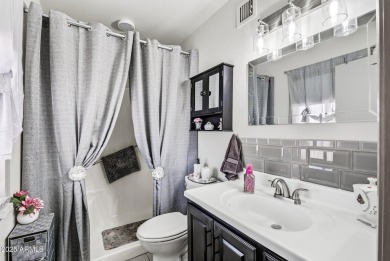 Welcome to this charming ''Sunlit Haven'' a 2BR/1 full bath/3/4 on PalmBrook Country Club in Arizona - for sale on GolfHomes.com, golf home, golf lot