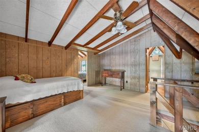 This LAKEFRONT chalet sits right on the very sought after on Innsbrook Resort Golf Course in Missouri - for sale on GolfHomes.com, golf home, golf lot