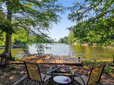 This LAKEFRONT chalet sits right on the very sought after on Innsbrook Resort Golf Course in Missouri - for sale on GolfHomes.com, golf home, golf lot