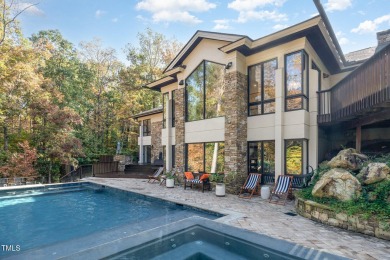 Discover an architectural masterpiece nestled on a sprawling on Governors Club in North Carolina - for sale on GolfHomes.com, golf home, golf lot