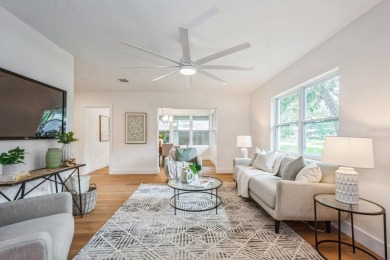 This fully remodeled 2 bedroom, 1.5 bathroom single story home on The Dunedin Country Club in Florida - for sale on GolfHomes.com, golf home, golf lot