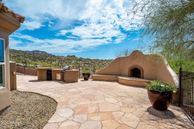 Like two homes in one! Sensational city light and mountain views on Desert Mountain Club - Apache Golf Course in Arizona - for sale on GolfHomes.com, golf home, golf lot