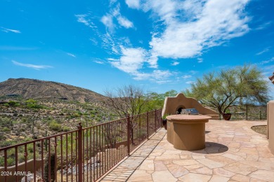 Like two homes in one! Sensational city light and mountain views on Desert Mountain Club - Apache Golf Course in Arizona - for sale on GolfHomes.com, golf home, golf lot