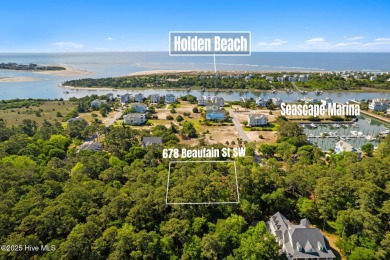 WATERFRONT COMMUNITY! Holden Beach Island is less than 5 miles on Lockwood Folly Country Club in North Carolina - for sale on GolfHomes.com, golf home, golf lot