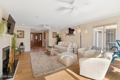 Recently renovated 3-bedroom, 4 bath waterfront home in Pine on The Country Club of the Crystal Coast in North Carolina - for sale on GolfHomes.com, golf home, golf lot