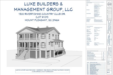 Welcome to a masterpiece of new construction in the highly on RiverTowne Country Club in South Carolina - for sale on GolfHomes.com, golf home, golf lot