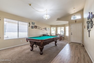 Beautiful single story home with relaxing, idyllic backyard on a on The Golf Club At Johnson Ranch in Arizona - for sale on GolfHomes.com, golf home, golf lot