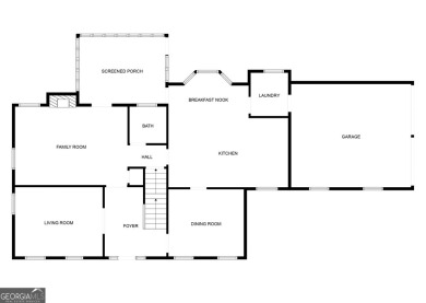 Updated: New Flooring, Newly Painted & Move-In Ready 3-Sides on Brookstone Golf and Country Club in Georgia - for sale on GolfHomes.com, golf home, golf lot