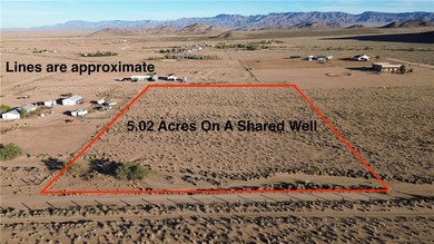 Just over 5 acres of land with shared WELL in the well desired on Valle Vista Golf Course in Arizona - for sale on GolfHomes.com, golf home, golf lot
