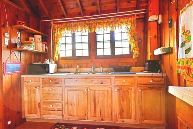 Step into rustic charm with this almost all-knotty pine interior on Birch Pointe Golf Club in Michigan - for sale on GolfHomes.com, golf home, golf lot