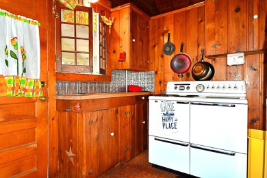 Step into rustic charm with this almost all-knotty pine interior on Birch Pointe Golf Club in Michigan - for sale on GolfHomes.com, golf home, golf lot