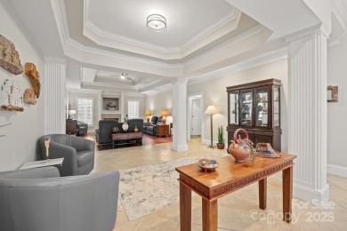 Rare find: single-level living in the Peninsula! Custom brick on The Peninsula Club in North Carolina - for sale on GolfHomes.com, golf home, golf lot