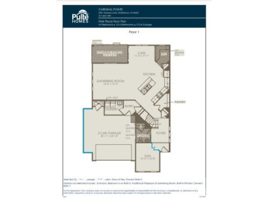 Welcome to the Park Place floorplan in Cardinal Pointe! This on Golf Club of Indiana in Indiana - for sale on GolfHomes.com, golf home, golf lot