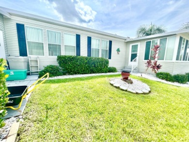 Welcome to this beautifully maintained 3-bedroom, 2-bathroom on Crane Lakes Golf and Country Club in Florida - for sale on GolfHomes.com, golf home, golf lot