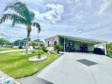 Welcome to this beautifully maintained 3-bedroom, 2-bathroom on Crane Lakes Golf and Country Club in Florida - for sale on GolfHomes.com, golf home, golf lot