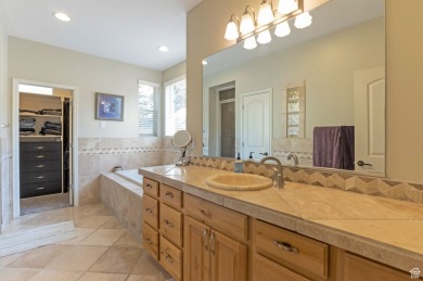 This beautiful Bountiful East Bench home has a large grassy on Eaglewood Golf Course in Utah - for sale on GolfHomes.com, golf home, golf lot