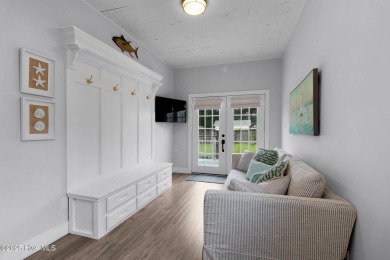 This updated, fully furnished 3-bedroom, 2-bath home in Beaufort on North River Club in North Carolina - for sale on GolfHomes.com, golf home, golf lot