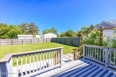 This updated, fully furnished 3-bedroom, 2-bath home in Beaufort on North River Club in North Carolina - for sale on GolfHomes.com, golf home, golf lot
