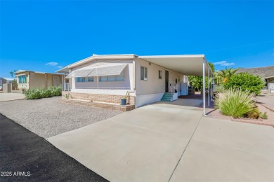 Welcome home to this charming home surrounded by majestic on Tucson Estates Golf Course in Arizona - for sale on GolfHomes.com, golf home, golf lot