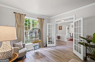 CUSTOM MODEL HOME with RICH UPGRADES and NEW FLOORING AND on Sugar Hill Golf Club in Georgia - for sale on GolfHomes.com, golf home, golf lot