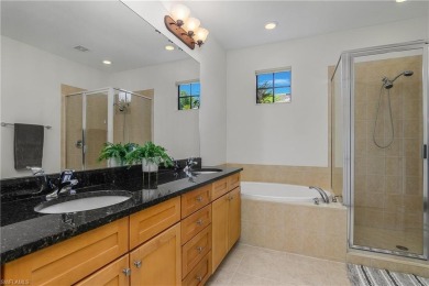 Lovely Santa Rosa townhouse features three bedrooms and a den on Lely Resort Golf and Country Club in Florida - for sale on GolfHomes.com, golf home, golf lot