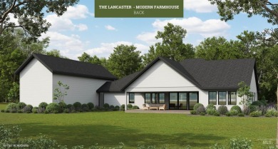 The Lancaster is a breathtaking modern farmhouse with elegant on Purple Sage Golf Course in Idaho - for sale on GolfHomes.com, golf home, golf lot