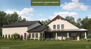 The Davenport is a stylish modern farmhouse with on Purple Sage Golf Course in Idaho - for sale on GolfHomes.com, golf home, golf lot