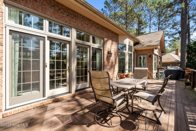 Lovely one level brick cottage on 14th hole of the Holly Course on Pinewild Country Club of Pinehurst in North Carolina - for sale on GolfHomes.com, golf home, golf lot