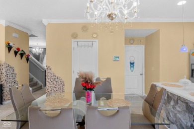 This spacious Bristol plan smart home, built in 2019, blends on Smock Golf Course in Indiana - for sale on GolfHomes.com, golf home, golf lot