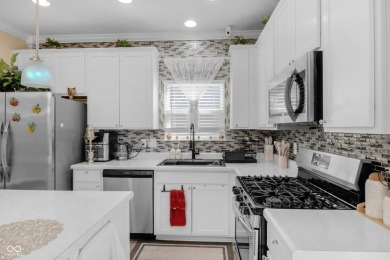 This spacious Bristol plan smart home, built in 2019, blends on Smock Golf Course in Indiana - for sale on GolfHomes.com, golf home, golf lot