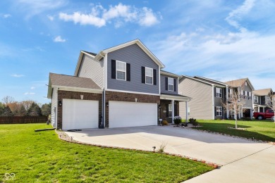 This spacious Bristol plan smart home, built in 2019, blends on Smock Golf Course in Indiana - for sale on GolfHomes.com, golf home, golf lot
