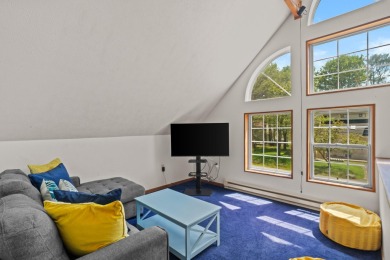 Step into this bright and beautifully styled 3-bedroom, 2-bath on Pocono Farms Country Club in Pennsylvania - for sale on GolfHomes.com, golf home, golf lot