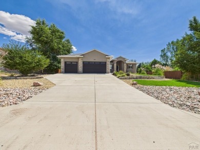 Welcome to this stunning ranch-style home overlooking the golf on Desert Hawk At Pueblo West in Colorado - for sale on GolfHomes.com, golf home, golf lot