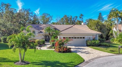 Graceful and secure pool home with tranquil preserve views in on The Meadows Golf and Country Club in Florida - for sale on GolfHomes.com, golf home, golf lot