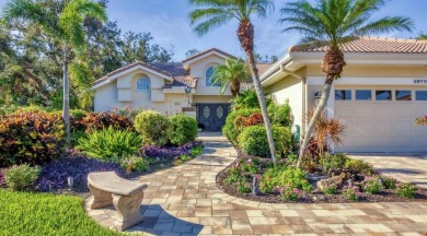 Graceful and secure pool home with tranquil preserve views in on The Meadows Golf and Country Club in Florida - for sale on GolfHomes.com, golf home, golf lot