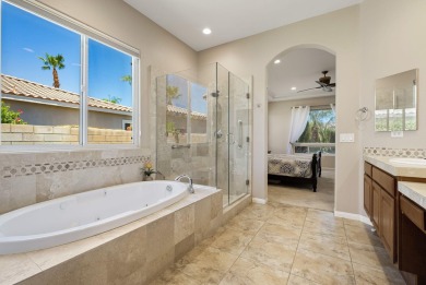 Experience refined desert living in this beautifully appointed on The Madison Club in California - for sale on GolfHomes.com, golf home, golf lot
