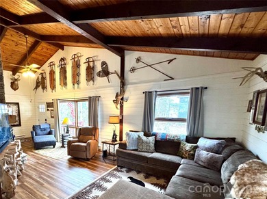 Remodeled and updated inside and out, this 4 bedroom, 3 bathroom on Beech Mountain Club in North Carolina - for sale on GolfHomes.com, golf home, golf lot