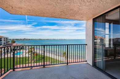 WOW VIEW! Wake up to the open waters of Boca Ciega Bay every on Isla Del Sol Yacht and Country Club in Florida - for sale on GolfHomes.com, golf home, golf lot