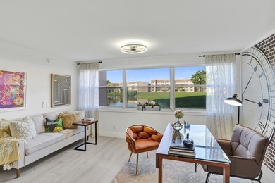 Stunning fully remodeled 1,370 SF first-floor residence blending on Sunrise Lakes Phase IV Golf Course in Florida - for sale on GolfHomes.com, golf home, golf lot