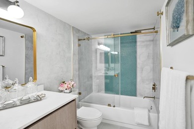 Stunning fully remodeled 1,370 SF first-floor residence blending on Sunrise Lakes Phase IV Golf Course in Florida - for sale on GolfHomes.com, golf home, golf lot