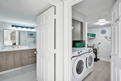 Stunning fully remodeled 1,370 SF first-floor residence blending on Sunrise Lakes Phase IV Golf Course in Florida - for sale on GolfHomes.com, golf home, golf lot