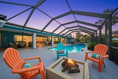 This 4BR/3BA CBS pool home sits on a private 1-acre cul-de-sac on Evergreen Club in Florida - for sale on GolfHomes.com, golf home, golf lot