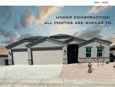 This brand new Ash 1965 model home offers a two/ten-year new on El Rio Golf and Country Club in Arizona - for sale on GolfHomes.com, golf home, golf lot