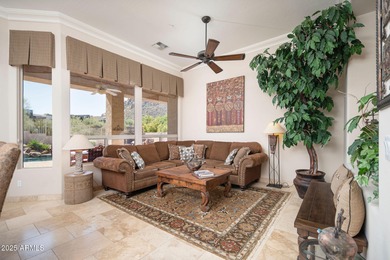 The home is on a premium lot and located at the end of a on Troon Country Club in Arizona - for sale on GolfHomes.com, golf home, golf lot