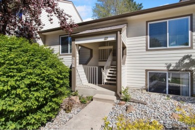 Enjoy easy main-floor living in this 2-bedroom, 1-bath end-unit on Collindale Golf Course in Colorado - for sale on GolfHomes.com, golf home, golf lot