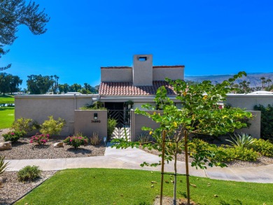 Rare end unit with spectacular south-facing views of two lakes on Mission Hills Golf Club in California - for sale on GolfHomes.com, golf home, golf lot